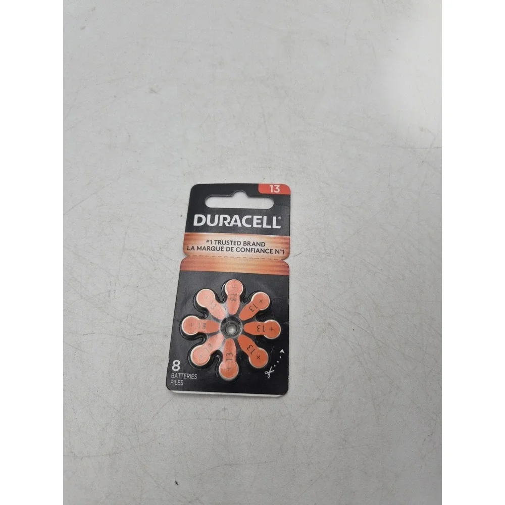 Duracell Hearing Aid Batteries Size 13 Exp 2028 New 8 Pack